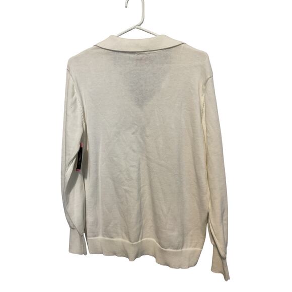 NWT Vince Camuto White/ Cream Sweater Size Small - Picture 4 of 5